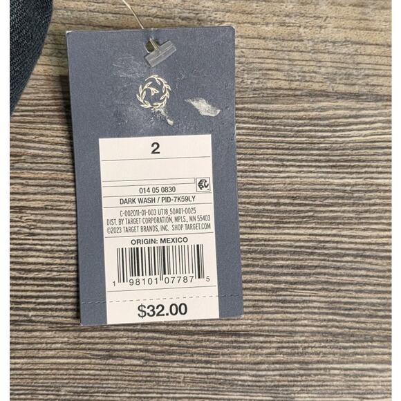 NWT Women's Universal Thread Size 2 Mid Rise 80's Slim Fit Comfort Stretch Jeans - Picture 3 of 7